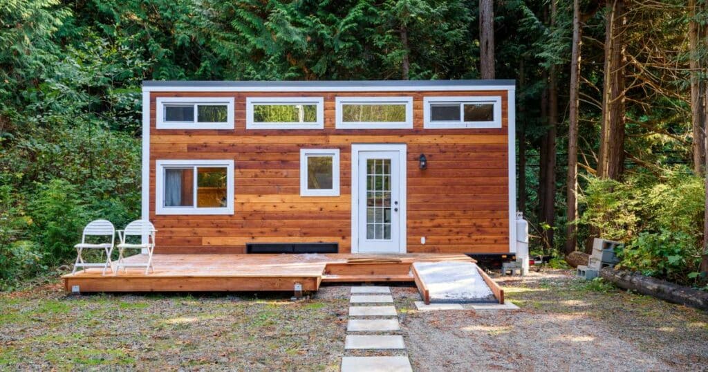 petite tiny house en bois