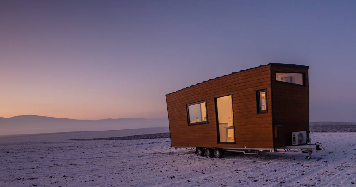 Tiny house avec une pompe à chaleur