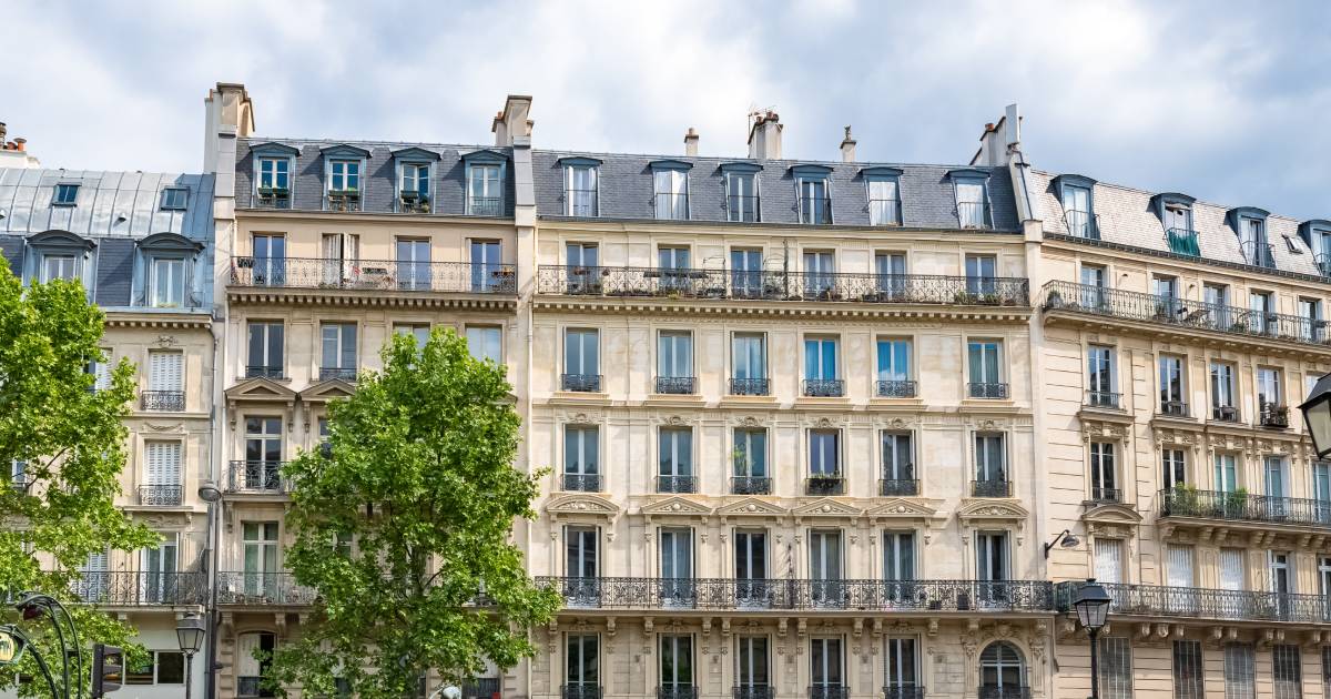 Une belle façade d'immeuble