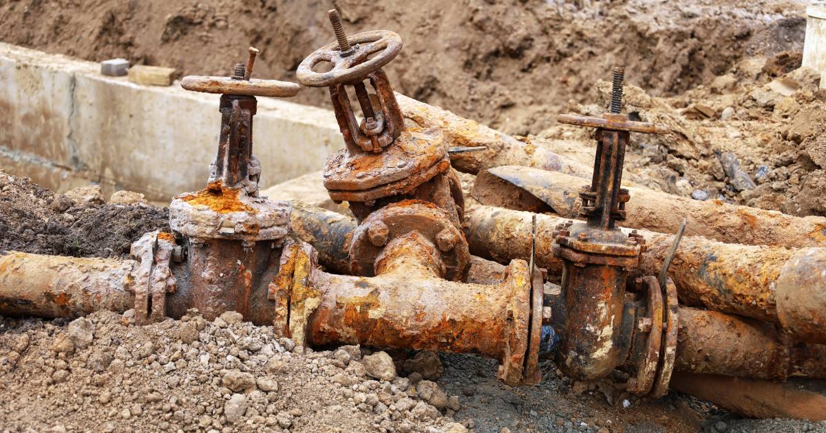 une canalisation bouchée
