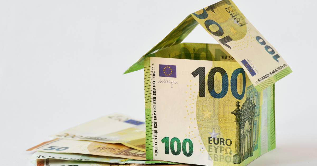 Maison faite de billet