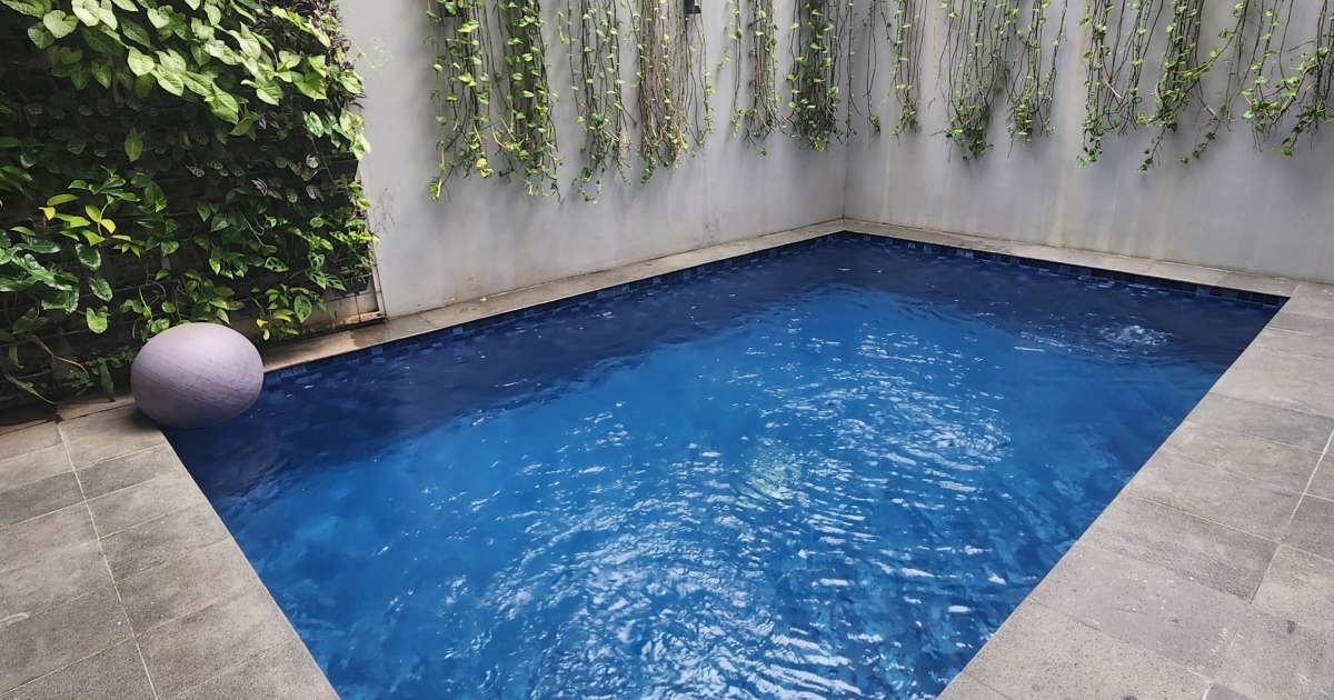 une mini piscine