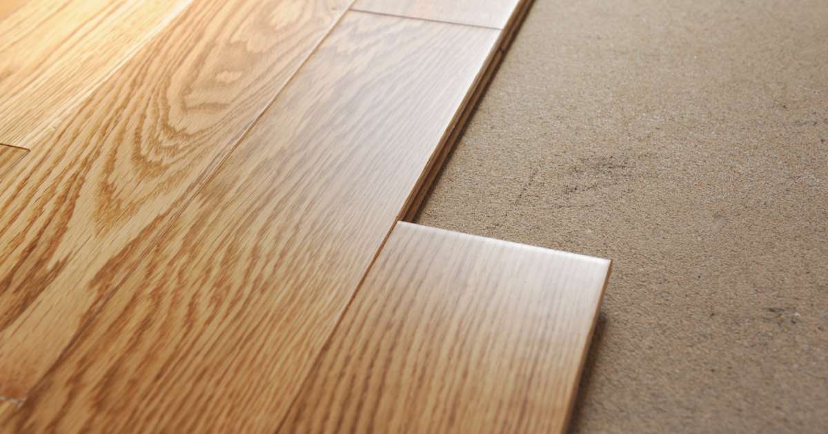 Pose de parquet